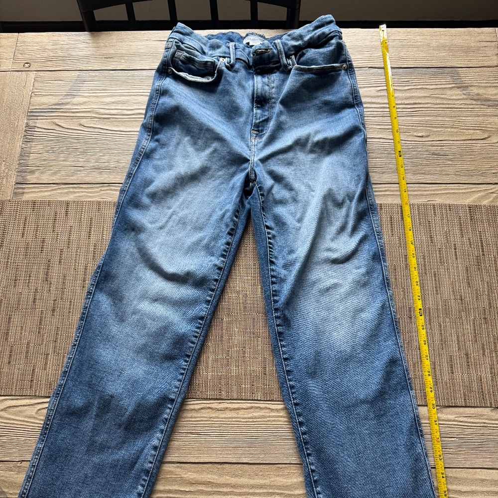 Good American crop jean fits 6-12